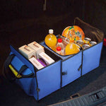 SOGA 2X Car Portable Storage Box Waterproof Oxford Cloth Multifunction Organizer Black CARSTORAGEBOXBLACKX2