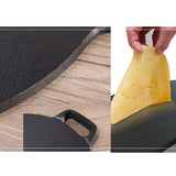 SOGA Cast Iron Induction Crepes Pan Baking Cookie Pancake Pizza Bakeware CREPEPAN34CM