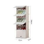 SOGA 7 Tier White Shoe Rack Organizer Sneaker Footwear Storage Stackable Stand Cabinet Portable SHOEBOX91