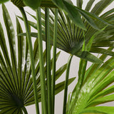 SOGA 4X 120cm Artificial Natural Green Fan Palm Tree Fake Tropical Indoor Plant Home Office Decor APLANTSKS1267X4