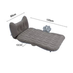 SOGA Grey Honeycomb Inflatable Car Mattress Portable Camping Air Bed Travel Sleeping Kit Essentials CARMAT011