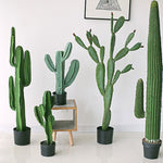 SOGA 2X 70cm Green Artificial Indoor Cactus Tree Fake Plant Simulation Decorative 5 Heads APLANTFHLT705X2