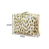 SOGA 2X Green Pine Tree Super Large Storage Luggage Bag Double Zipper Foldable Travel Organiser SBOX212X2