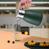 SOGA 2X 1.2L Stainless Steel Kettle Insulated Vacuum Flask Water Coffee Jug Thermal Green WATERJUG12GREX2