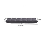 SOGA 2X Grey Lounge Floor Recliner Adjustable Gaming Sofa Bed Foldable Indoor Outdoor Backrest Seat LOUNGED1459X2