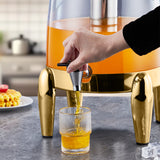 SOGA Stainless Steel 12L Beverage Dispenser Hot and Cold Juice Water Tea Chafer Urn Buffet Drink VICDISPENSER5715