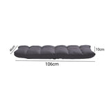 SOGA 4X Grey Lounge Floor Recliner Adjustable Gaming Sofa Bed Foldable Indoor Outdoor Backrest Seat LOUNGED1459X4