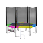 Kahuna Blizzard 8 ft Trampoline Rainbow TRA-BLZ-08-RB