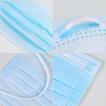 120 Pcs Anti Dust Filter Disposable Protective Sanitary Face Mask DMASKX100