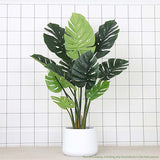 SOGA 4X 80cm Artificial Indoor Potted Turtle Back Fake Decoration Tree Flower Pot Plant APLANTFHGP8007X4