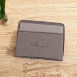 SOGA 2X Coffee Small Portable Double Zipper Storage Box Moisture Proof Clothes Basket Foldable Home SBOX025X2