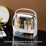 SOGA 2 Tier White Countertop Makeup Cosmetic Storage Organiser Skincare Holder Jewelry Storage Box BATHC101