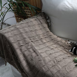 SOGA 2X Coffee Textured Knitted Throw Blanket Warm Cozy Woven Cover Couch Bed Sofa Home Decor with BLANKET926X2