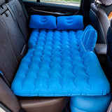 SOGA Blue Ripple Inflatable Car Mattress Portable Camping Air Bed Travel Sleeping Kit Essentials CARMAT008