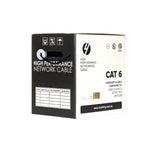 CAT6 Ethernet Cable Reel Box UTP LAN Cable w/ Solid Conductor | 305m Black SLD.C6UTP.BLACK.R