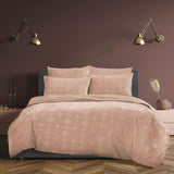 Ardor 5 Pce Comforter Set Millicent Peach Queen V442-INT-COMFORTER-5PCMILLICENT-PEACH-QS