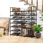 SOGA 2X 19-Shelf Tier Shoe Storage Shelf Space-Saving Caddy Rack Organiser with Handle RACK0004X2