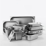 SOGA 2X Gastronorm GN Pan Full Size 1/1 GN Pan 4cm Deep Stainless Steel Tray GASTRONORMPANS5402X2A