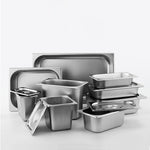 SOGA 4X Gastronorm GN Pan Full Size 1/1 GN Pan 4cm Deep Stainless Steel Tray GASTRONORMPANS5402X4A