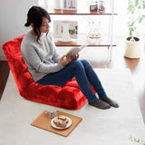 SOGA Floor Recliner Folding Lounge Sofa Futon Couch Folding Chair Cushion Red LOUNGECHAIRRED