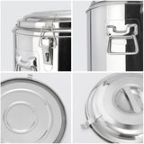 SOGA 2X 30L Stainless Steel Insulated Stock Pot Hot & Cold Beverage Container INSULATEDPOT3203X2