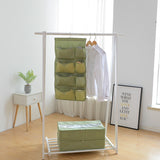 SOGA 2X Green Double Sided Hanging Storage Bag Underwear Bra Socks Mesh Pocket Hanger Home Organiser SBOX26GRNX2