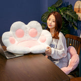 SOGA 70cm Pink Paw Shape Cushion Warm Lazy Sofa Decorative Pillow Backseat Plush Mat Home Decor SCUSHION012