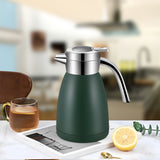 SOGA 2X 2.2L Stainless Steel Kettle Insulated Vacuum Flask Water Coffee Jug Thermal Green WATERJUG22GREX2