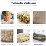 SOGA 3-Seater Coffee Sofa Cover Couch Protector High Stretch Lounge Slipcover Home Decor SOFACOV207
