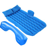 SOGA 2X Blue Ripple Inflatable Car Mattress Portable Camping Air Bed Travel Sleeping Kit Essentials CARMAT008X2