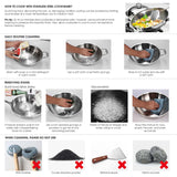 SOGA Stainless Steel Fry Pan 20cm Frying Pan Induction FryPan Non Stick Interior FRYPANNS286820CMA