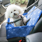 SOGA Waterproof Pet Booster Car Seat Breathable Mesh Safety Travel Portable Dog Carrier Bag Blue CARPETBAG013BLU