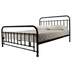 Metallica Queen Bed Size Metal Frame Platform Mattress Base - Black V315-VOB-AKIR-01