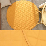 Little Gem Round Linen Cotton Baby Play Mat Marigold 130cm Diameter V442-HIN-MISC-BABYPLAYMAT-MARIGOLD-RD