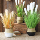 SOGA 2X 110cm Artificial Indoor Potted Reed Bulrush Grass Tree Fake Plant Simulation Decorative APLANTFH6022X2