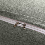 SOGA 2X 100cm Light Grey Triangular Wedge Bed Pillow Headboard Backrest Bedside Tatami Cushion Home PILLOW2111X2