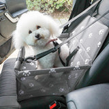 SOGA Waterproof Pet Booster Car Seat Breathable Mesh Safety Travel Portable Dog Carrier Bag Grey CARPETBAG013GREY