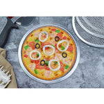 SOGA 6X 9-inch Round Seamless Aluminium Nonstick Commercial Grade Pizza Screen Baking Pan PIZZASCREEN11704X6