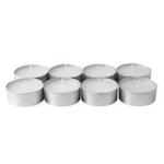 Wholesale Lot Large Tealight Candles 6cm Wide in silver foil cup 200 in a pack - Party Event Wedding V382-GTL200