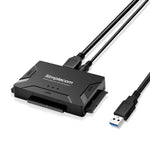 Simplecom SA492 USB 3.0 to 2.5/3.5/5.25 inch SATA IDE Adapter with Power Supply V28-SA492