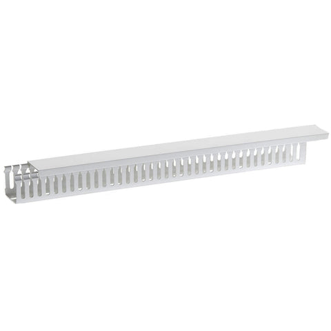 Slotted Cable Ducting - 2m Length 65 x 65mm - White 013.001.6565