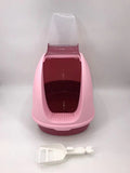 YES4PETS Portable Hooded Cat Toilet Litter Box Tray House with Handle and Scoop Pink V278-MSP-0007-PINK