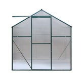 Greenfingers Greenhouse 2.52x1.9x1.83M Aluminium Polycarbonate Green House Garden Shed GH-ALU-252X190-GN-AB