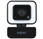 RAPOO C270L FHD 1080P Webcam - 3-Level Touch Control Beauty Exposure LED, 105 Degree Wide-Angle V177-L-VIRP-C270L