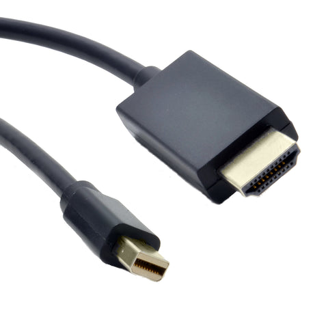 2m Mini DisplayPort Male - HDMI® Cable Male: Black 022.002.0452