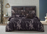 Black Marble Double Size Duvet Quilt Cover Set V493-MD-403