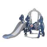 GOMINIMO Kids Slide and Swing Set with Basketball Hoop GO-KS-103-TF V227-3720871001111