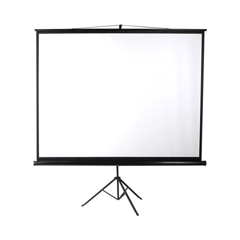 100 Inch Projector Screen Tripod Stand Home Pull Down Outdoor Screens Cinema 3D AP0024-S