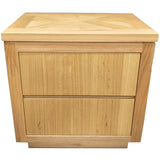 Rosemallow Bedside Table 2 Drawers Storage Cabinet Nightstand End Tables Timber V315-VO-HIGH-13