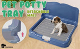 Dog Pet Potty Tray Training Toilet Detachable Wall T2 BLUE V274-PET-POTT2-BU